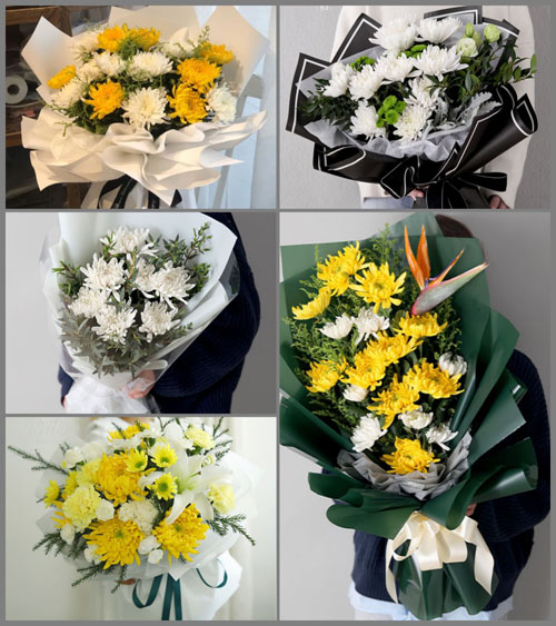 福建福州福清市东张镇濑底村白事花束代送